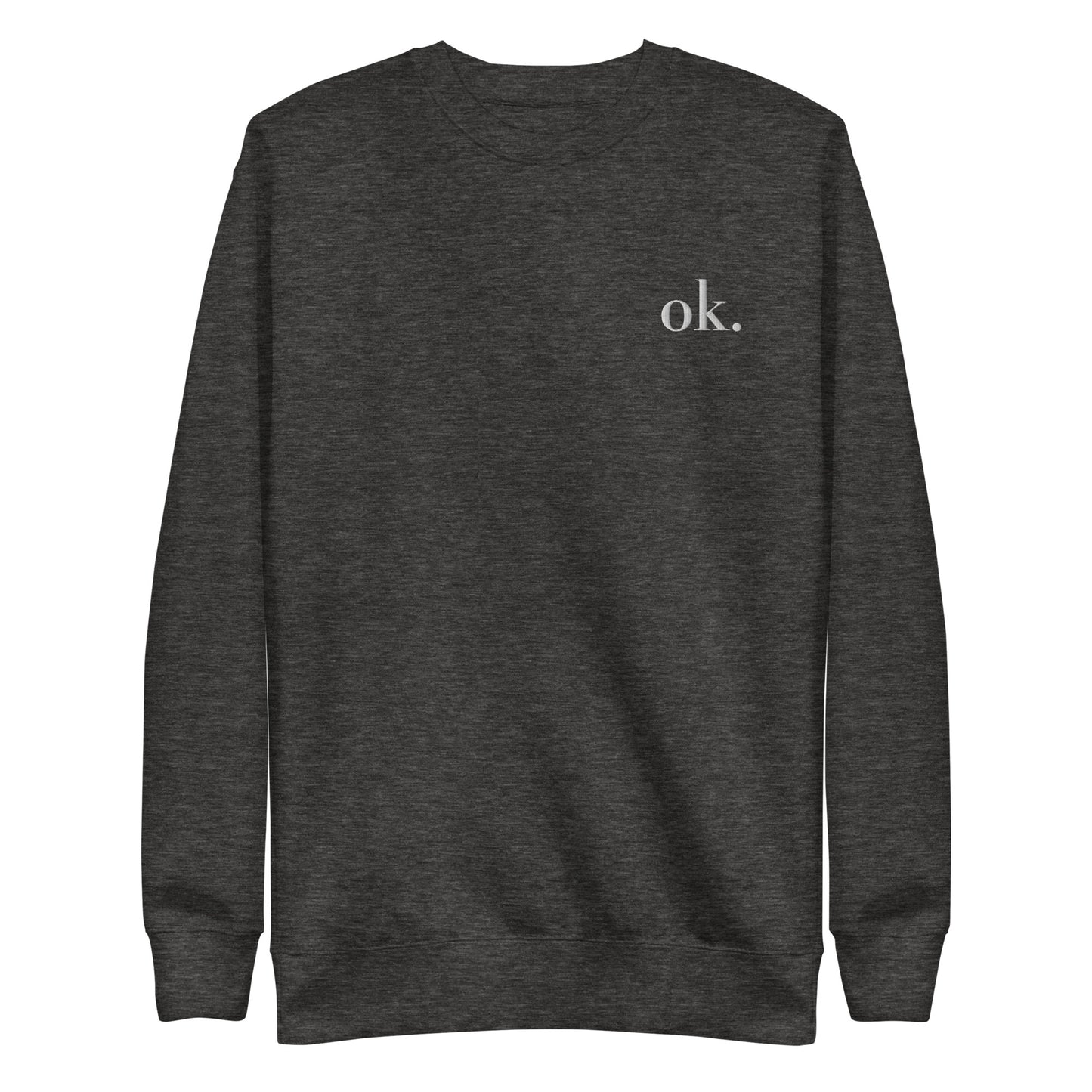 Comfy ok. Crewneck