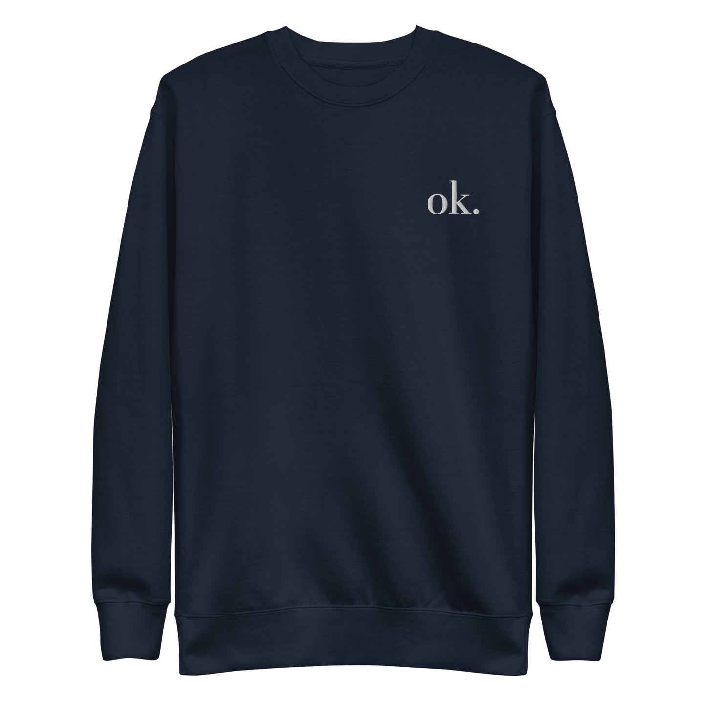 Comfy ok. Crewneck