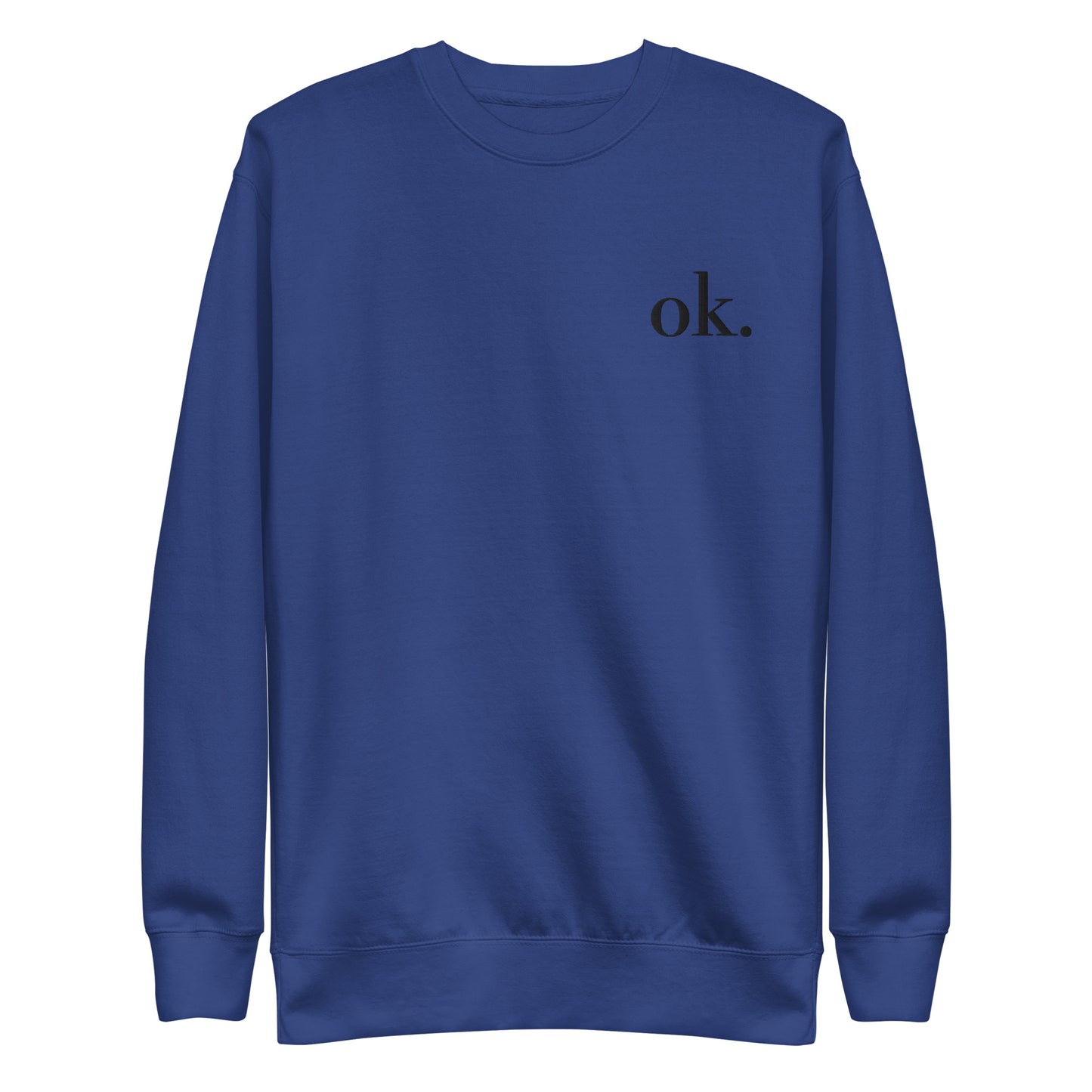 Comfy ok. Crewneck