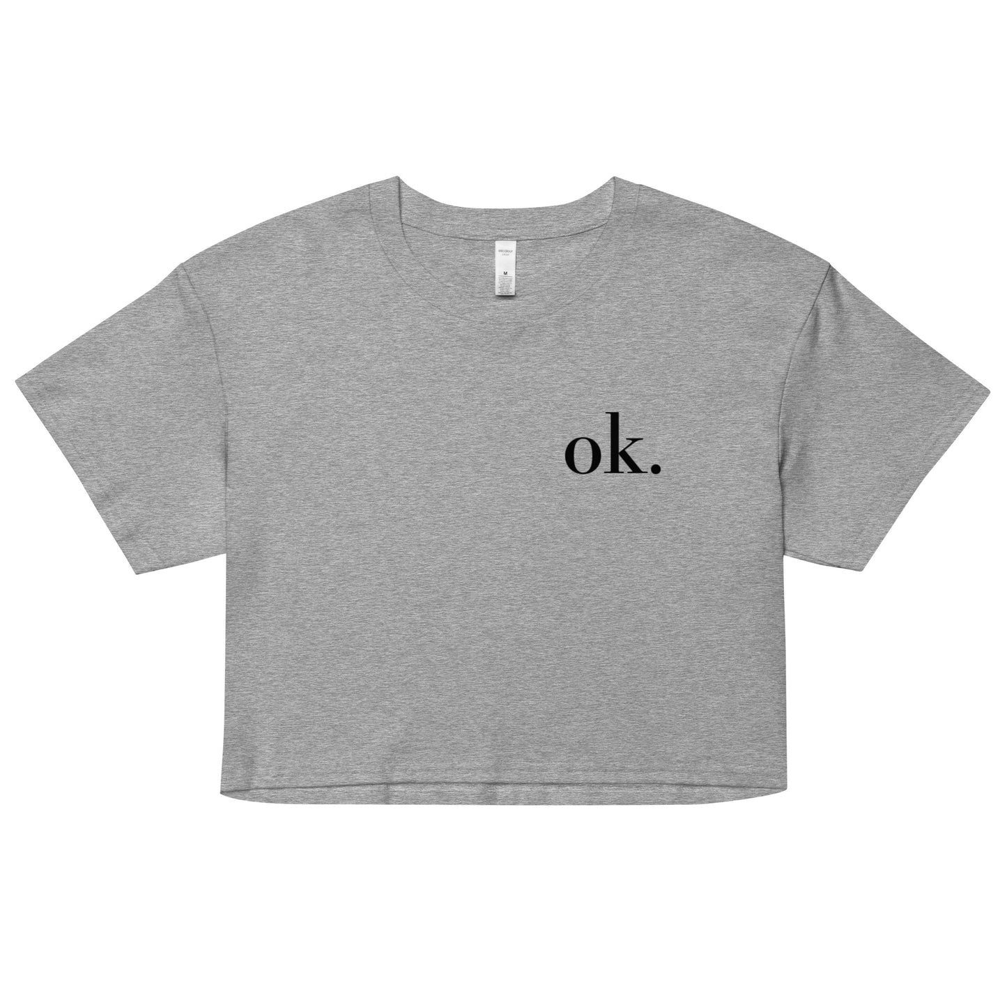 Basic ok. Cropped Tee