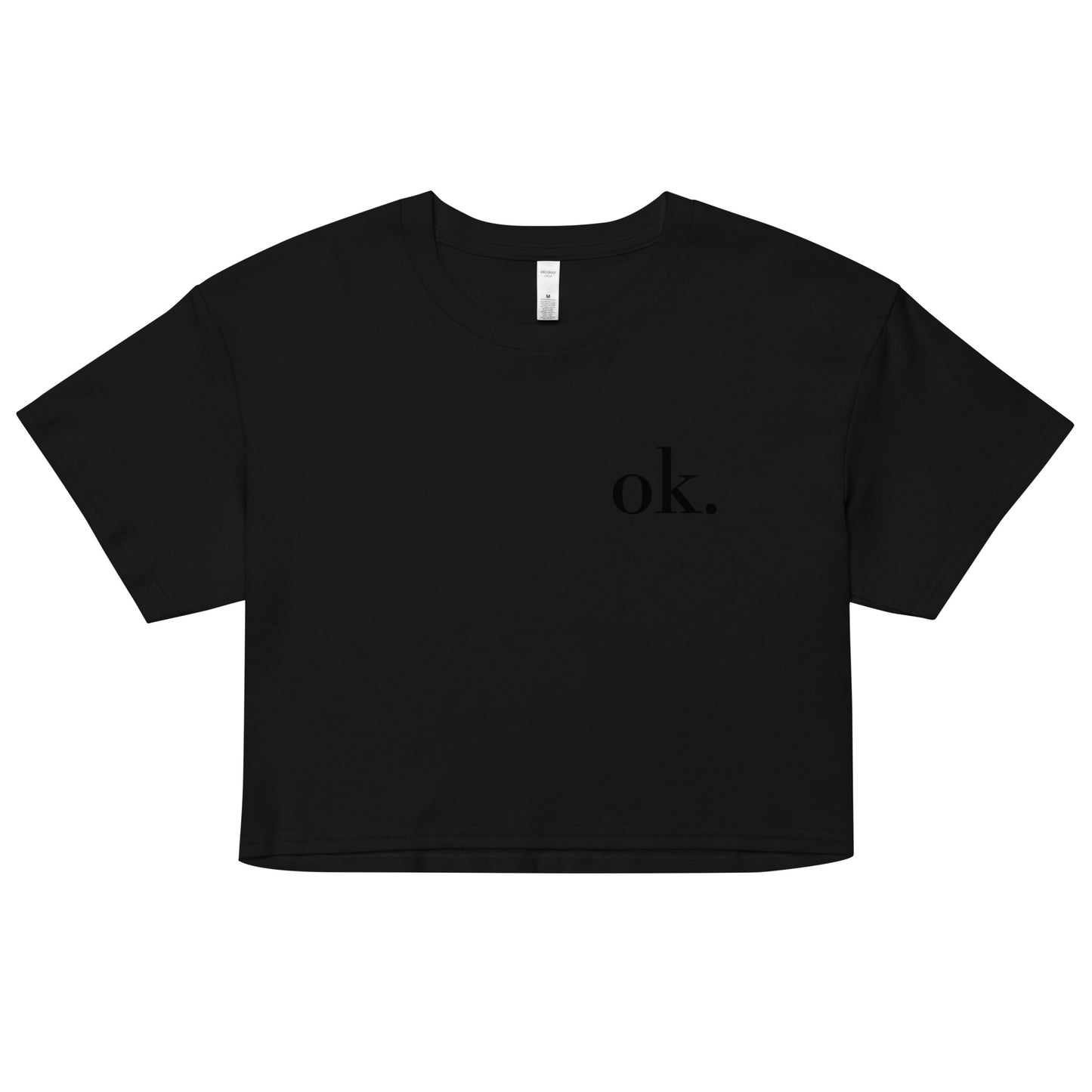 Basic ok. Cropped Tee