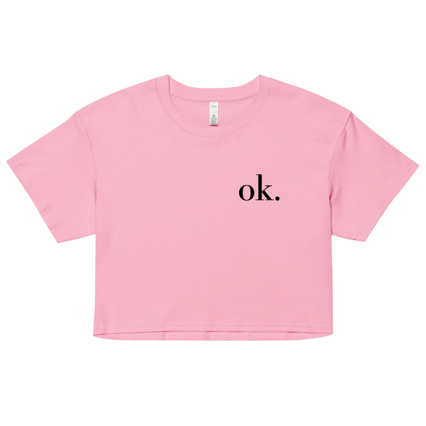 Basic ok. Cropped Tee