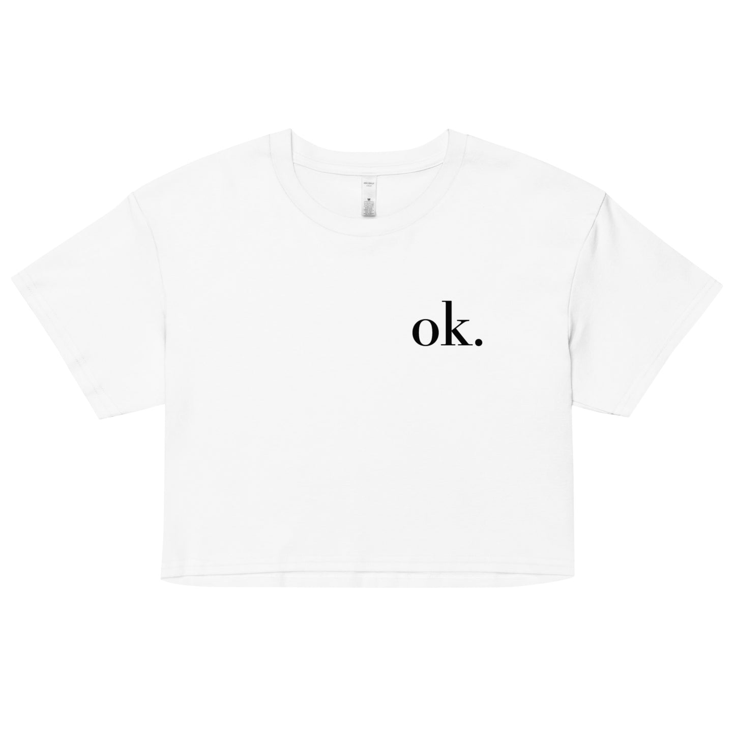 Basic ok. Cropped Tee